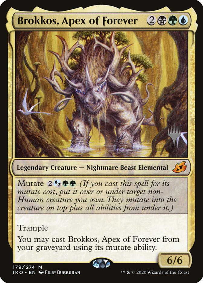 Brokkos, Apex of Forever (Promo Pack) [Ikoria: Lair of Behemoths Promos] | Exor Games New Glasgow