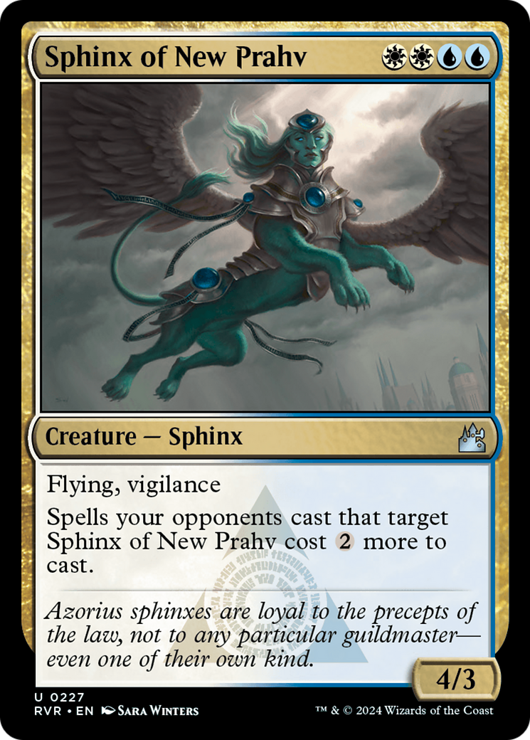 Sphinx of New Prahv [Ravnica Remastered] | Exor Games New Glasgow