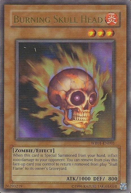 Burning Skull Head [WB01-EN003] Super Rare | Exor Games New Glasgow