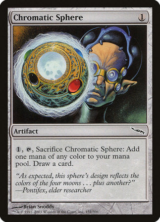 Chromatic Sphere [Mirrodin] | Exor Games New Glasgow