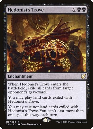 Hedonist's Trove [Commander 2019] | Exor Games New Glasgow