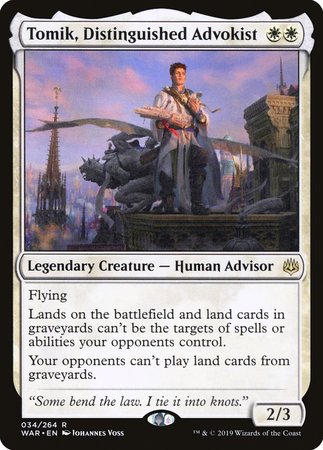 Tomik, Distinguished Advokist [War of the Spark] | Exor Games New Glasgow