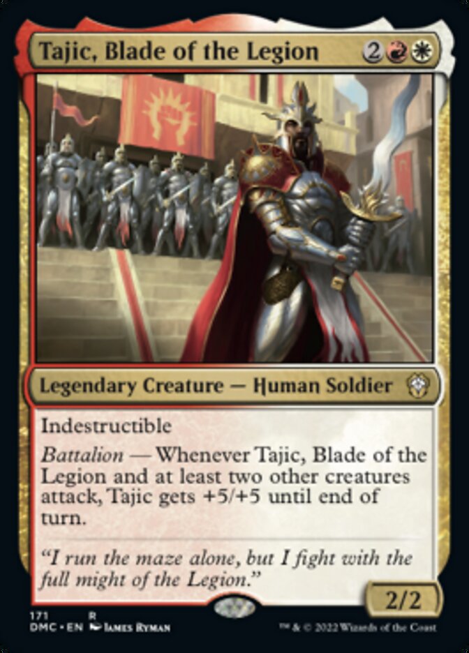 Tajic, Blade of the Legion [Dominaria United Commander] | Exor Games New Glasgow