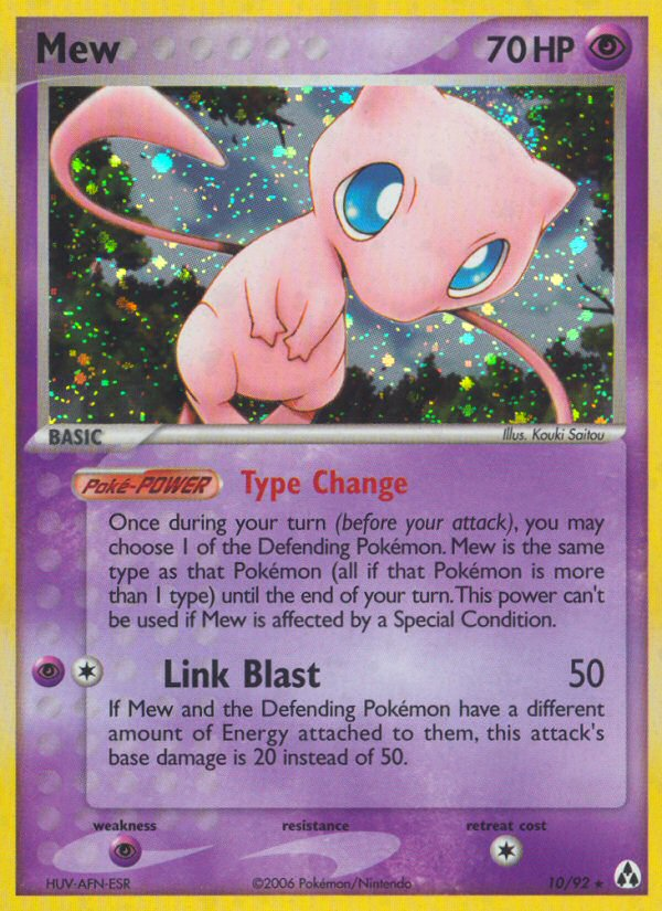 Mew (10/92) [EX: Legend Maker] | Exor Games New Glasgow