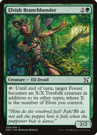 Elvish Branchbender [Duel Decks: Elves vs. Inventors] | Exor Games New Glasgow