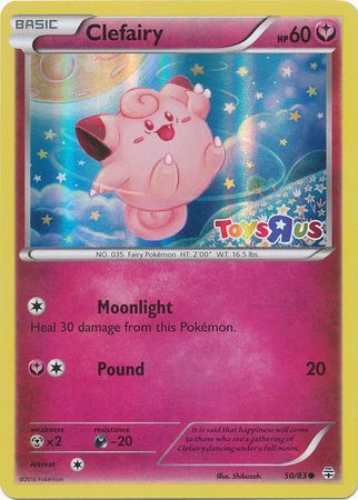 Clefairy (50/83) (Toys R Us Promo) [XY: Generations] | Exor Games New Glasgow