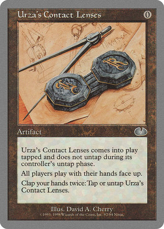 Urza's Contact Lenses [Unglued] | Exor Games New Glasgow