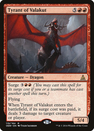 Tyrant of Valakut [Oath of the Gatewatch] | Exor Games New Glasgow