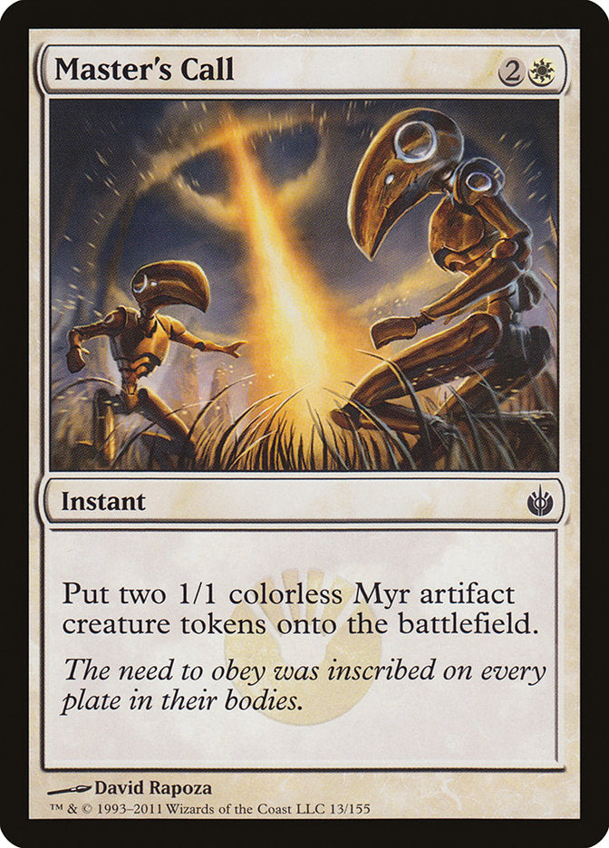 Master's Call [Mirrodin Besieged] | Exor Games New Glasgow