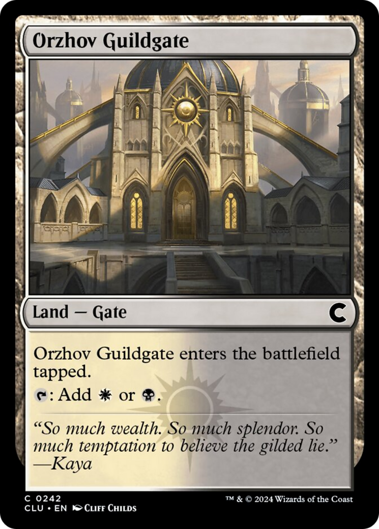 Orzhov Guildgate [Ravnica: Clue Edition] | Exor Games New Glasgow