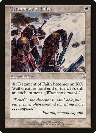 Testament of Faith [Odyssey] | Exor Games New Glasgow