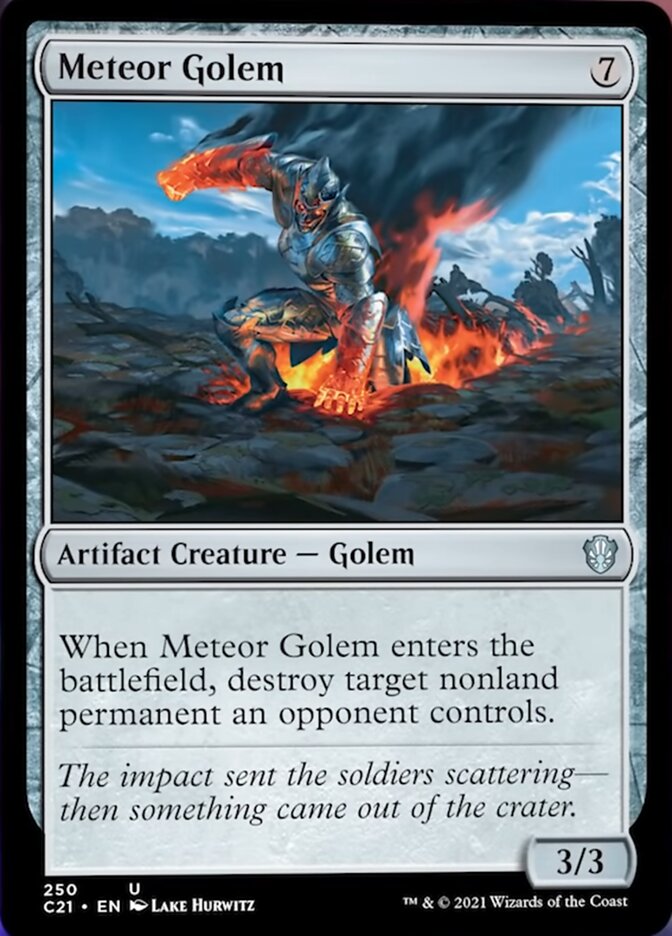 Meteor Golem [Commander 2021] | Exor Games New Glasgow