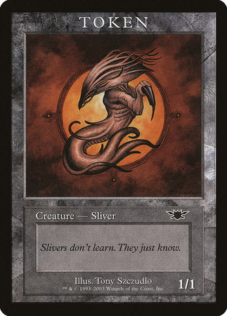 Sliver Token (Legions) [Magic Player Rewards 2003] | Exor Games New Glasgow