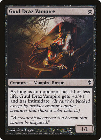 Guul Draz Vampire [Zendikar] | Exor Games New Glasgow