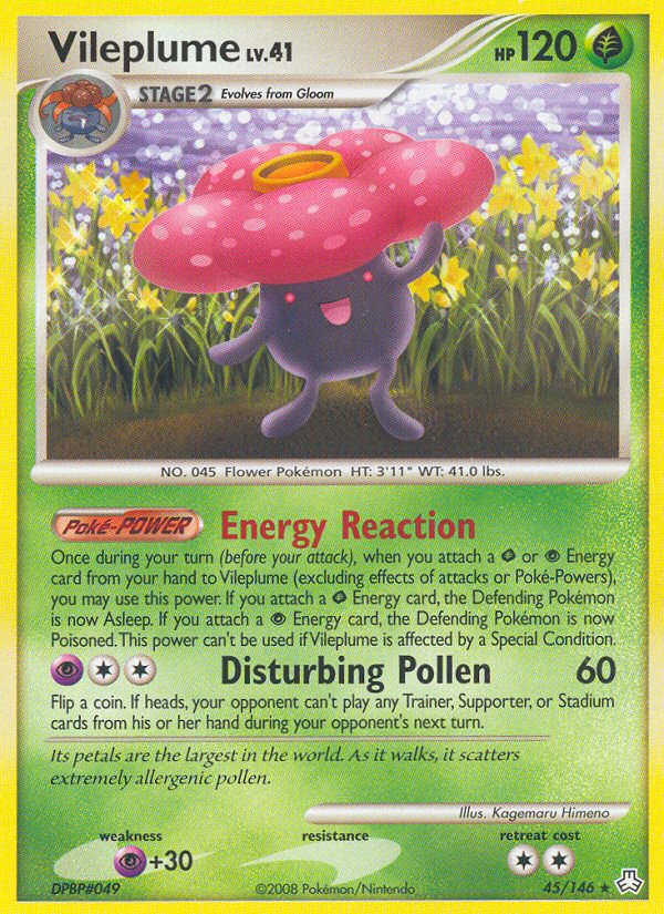 Vileplume (45/146) [Diamond & Pearl: Legends Awakened] | Exor Games New Glasgow