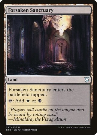 Forsaken Sanctuary [Commander 2018] | Exor Games New Glasgow