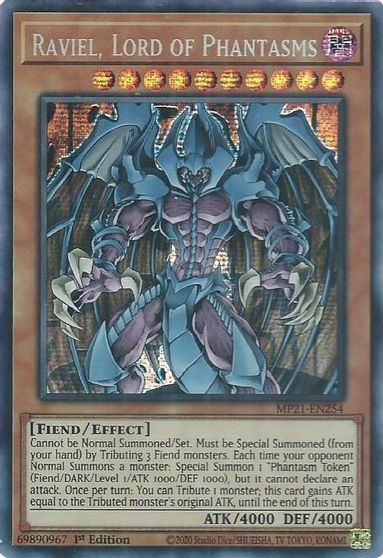 Raviel, Lord of Phantasms [MP21-EN254] Prismatic Secret Rare | Exor Games New Glasgow