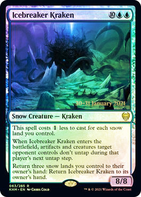 Icebreaker Kraken  [Kaldheim Prerelease Promos] | Exor Games New Glasgow