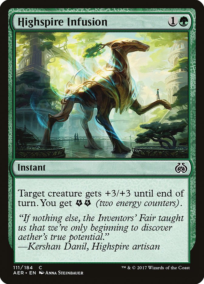 Highspire Infusion [Aether Revolt] | Exor Games New Glasgow