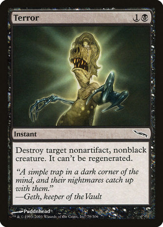 Terror [Mirrodin] | Exor Games New Glasgow