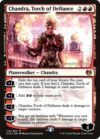 Chandra, Torch of Defiance [Kaladesh Promos] | Exor Games New Glasgow