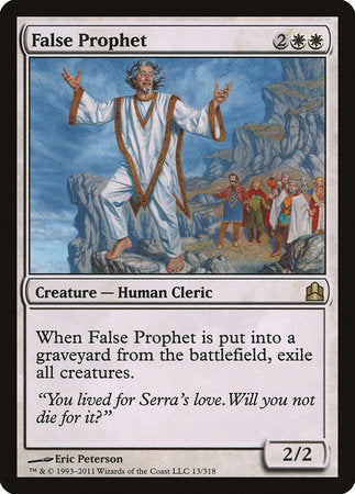 False Prophet [Commander 2011] | Exor Games New Glasgow