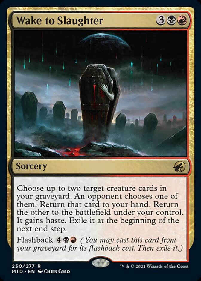 Wake to Slaughter [Innistrad: Midnight Hunt] | Exor Games New Glasgow