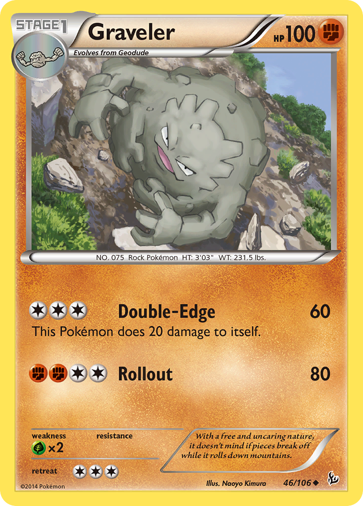 Graveler (46/106) [XY: Flashfire] | Exor Games New Glasgow