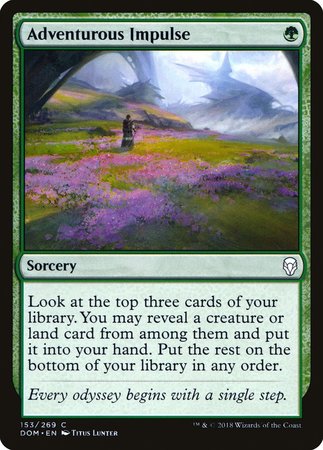 Adventurous Impulse [Dominaria] | Exor Games New Glasgow