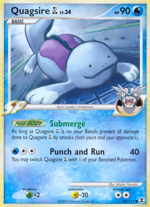 Quagsire GL (76/111) [Platinum: Rising Rivals] | Exor Games New Glasgow