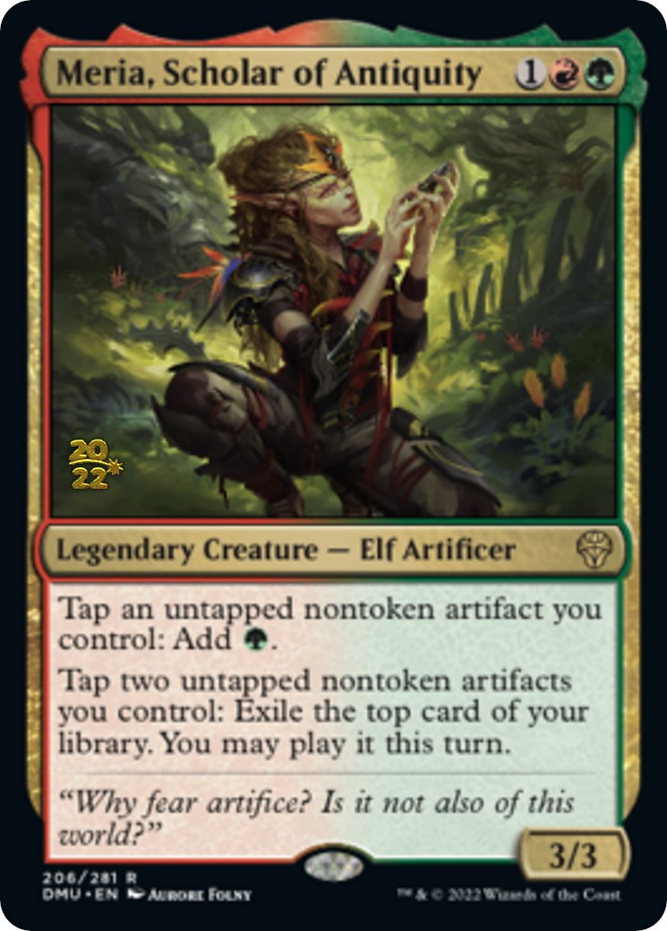 Meria, Scholar of Antiquity [Dominaria United Prerelease Promos] | Exor Games New Glasgow