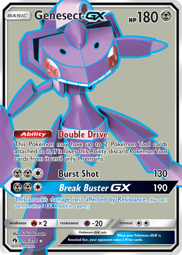 Genesect GX (204/214) [Sun & Moon: Lost Thunder] | Exor Games New Glasgow