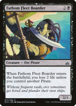 Fathom Fleet Boarder [Rivals of Ixalan] | Exor Games New Glasgow