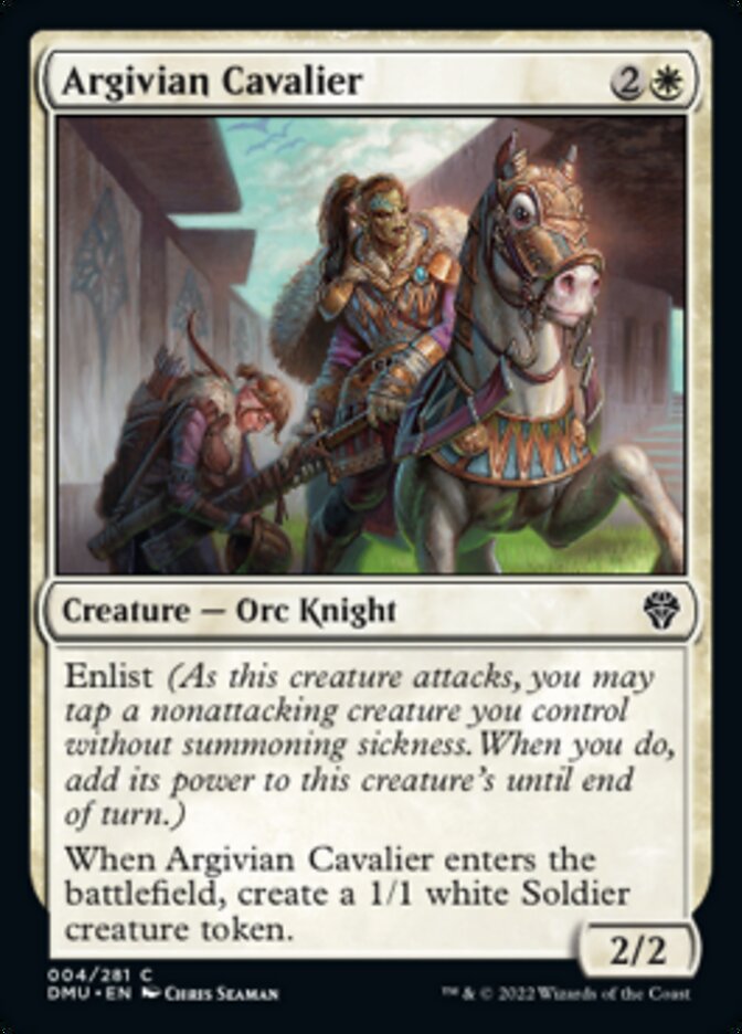 Argivian Cavalier [Dominaria United] | Exor Games New Glasgow