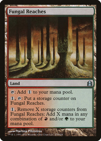 Fungal Reaches [Commander 2011] | Exor Games New Glasgow