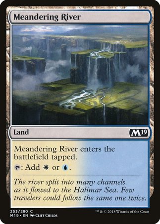 Meandering River [Core Set 2019] | Exor Games New Glasgow