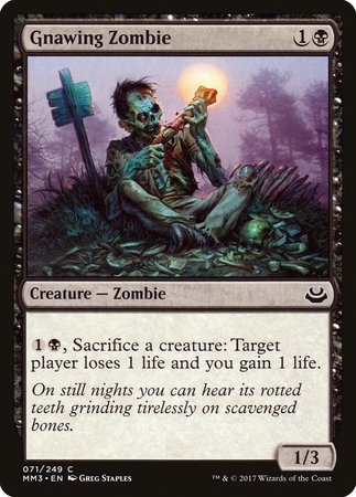 Gnawing Zombie [Modern Masters 2017] | Exor Games New Glasgow