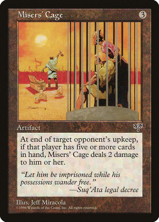 Misers' Cage [Mirage] | Exor Games New Glasgow