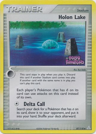 Holon Lake (87/110) (Stamped) [EX: Holon Phantoms] | Exor Games New Glasgow