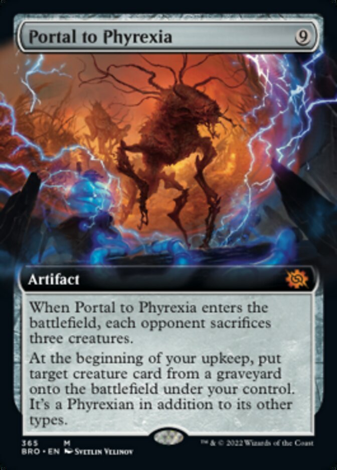 Portal to Phyrexia (Extended Art) [The Brothers' War] | Exor Games New Glasgow