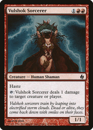 Vulshok Sorcerer [Premium Deck Series: Fire and Lightning] | Exor Games New Glasgow
