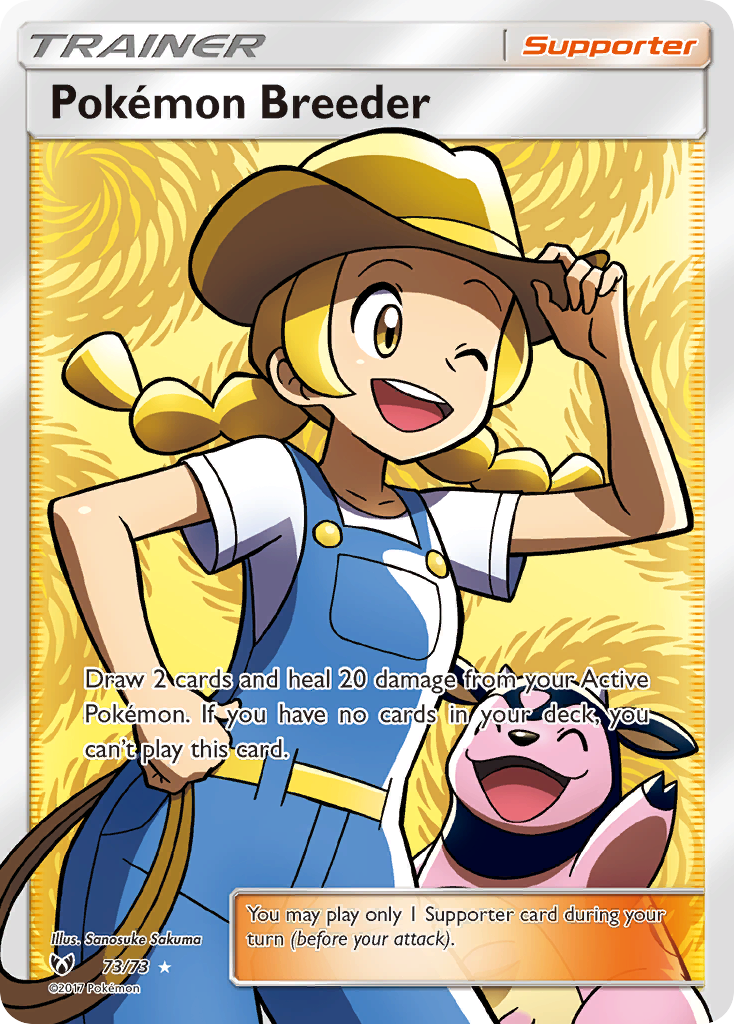 Pokemon Breeder (73/73) [Sun & Moon: Shining Legends] | Exor Games New Glasgow