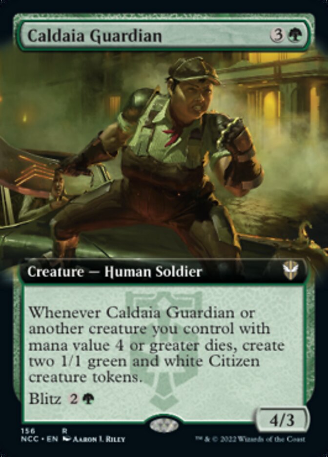 Caldaia Guardian (Extended Art) [Streets of New Capenna Commander] | Exor Games New Glasgow