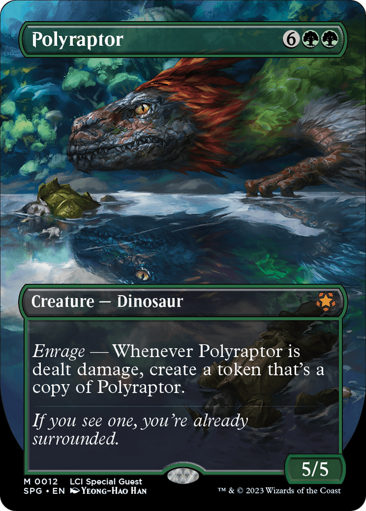 Polyraptor (Borderless) [The Lost Caverns of Ixalan Special Guests] | Exor Games New Glasgow