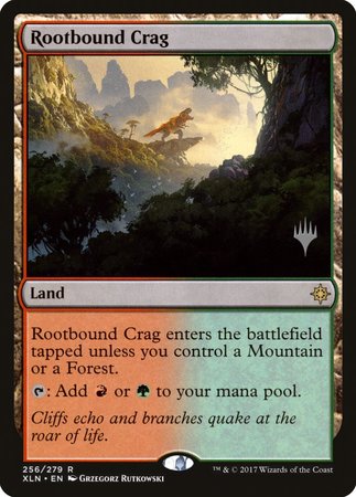 Rootbound Crag [Ixalan Promos] | Exor Games New Glasgow