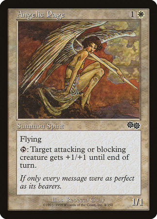 Angelic Page [Urza's Saga] | Exor Games New Glasgow