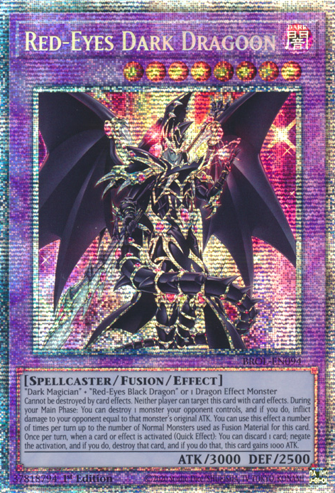 Red-Eyes Dark Dragoon [BROL-EN094] Starlight Rare | Exor Games New Glasgow