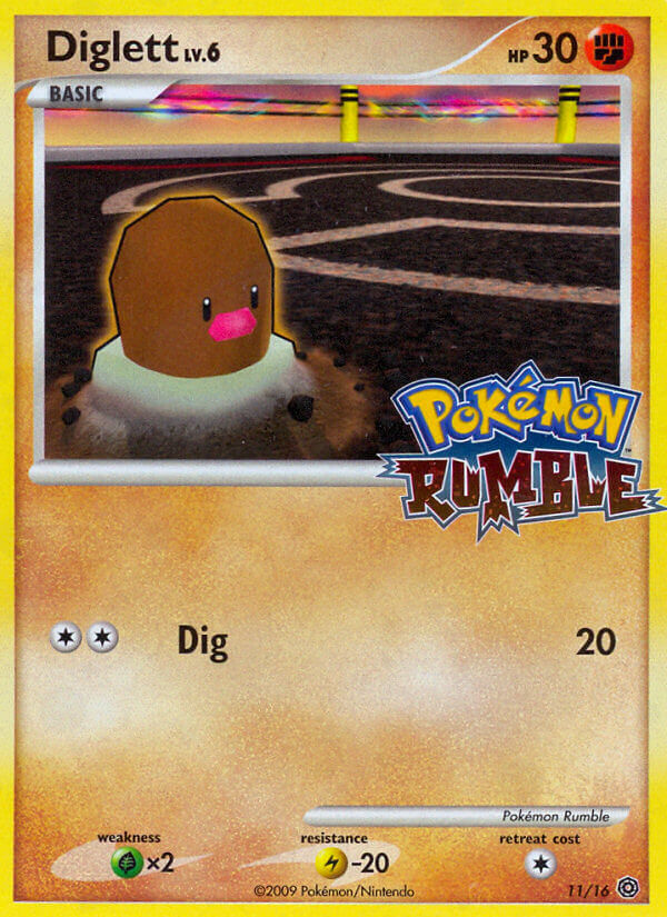 Diglett (11/16) [Pokémon Rumble] | Exor Games New Glasgow