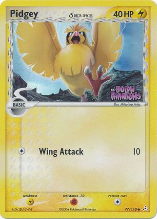 Pidgey (77/110) (Delta Species) (Stamped) [EX: Holon Phantoms] | Exor Games New Glasgow