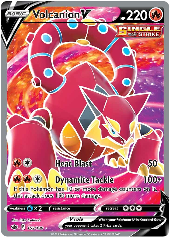 Volcanion V (162/198) [Sword & Shield: Chilling Reign] | Exor Games New Glasgow